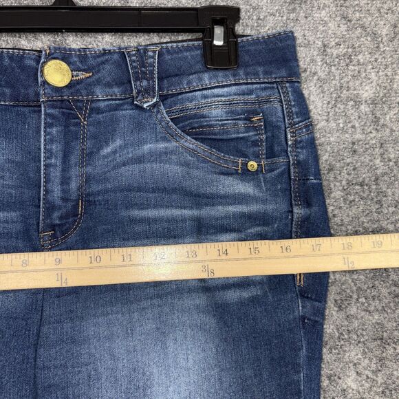 Democracy Jeans Womens Size 8 Blue ankle Stretch Ab Solution - Picture 5 of 10